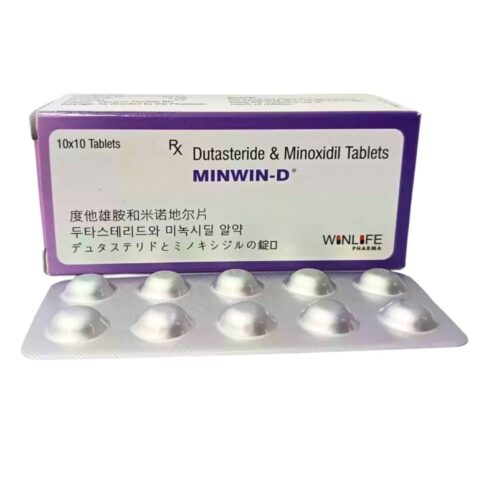 Minoxidil 5mg + Dutasteride 0.5mg Tablets