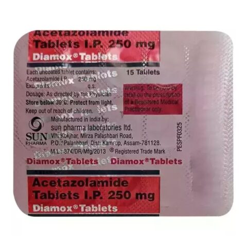 Acetazolamide 250mg Tablet