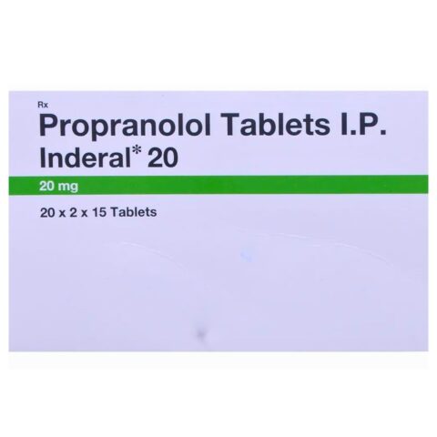 Propranolol 20mg Tablet