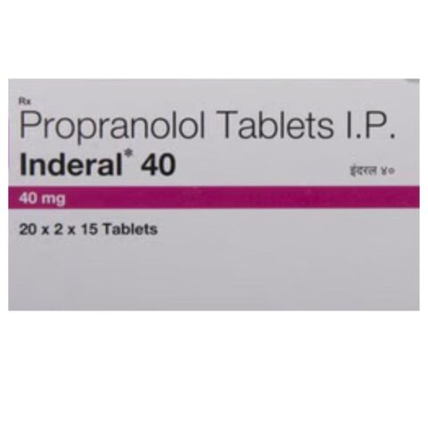 Propranolol 40mg Tablet