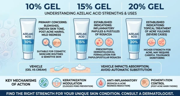 Azelaic Acid: 10%, 15% or 20% — Which One Is Right for Your Skin?