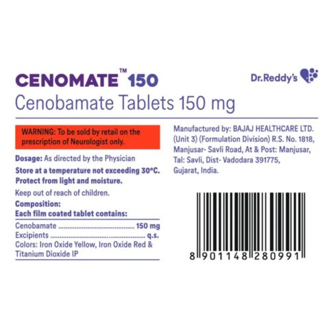 Cenobamate 150mg Tablet