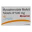 Mycept 500 mg tablets by Panacea Biotec, a generic for CellCept containing Mycophenolate Mofetil for organ transplant rejection prevention.