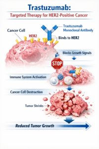 Trastuzumab – A Breakthrough Targeted Therapy for HER2-Positive Cancer 2 How trastuzumab works