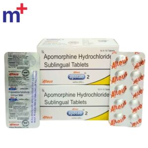 Apomorphine 2 mg (Apotab) sublingual tablets for fast-acting treatment of erectile dysfunction through central dopamine stimulation
