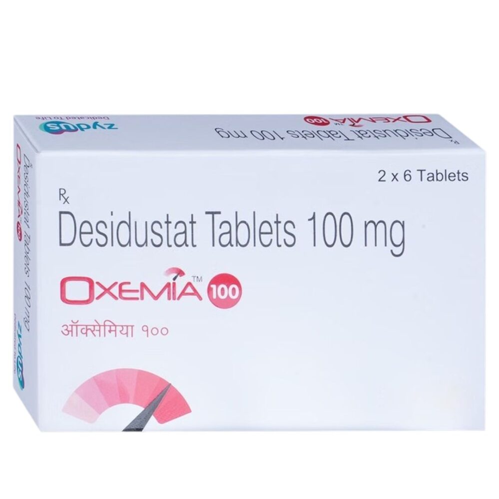 Oxemia 100 Tablet Desidustat 100mg by Zydus Lifesciences – Oral CKD Anaemia Treatment