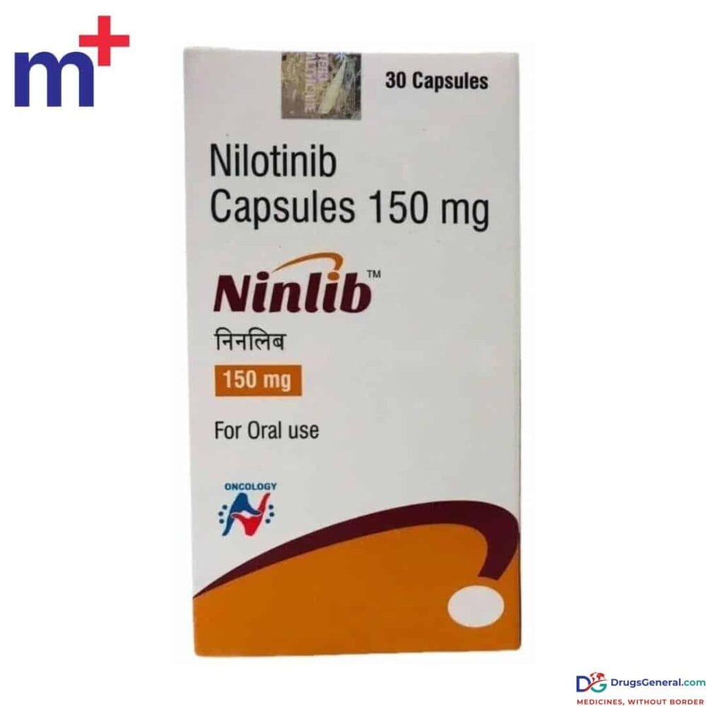 Ninlib 150 mg Nilotinib capsules generic Tasigna alternative Milan Medicals