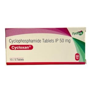 Cyclophosphamide 100mg Tablet – Generic Endoxan Cytoxan Oral Alkylating Agent for Metronomic Breast Cancer Lymphoma Lupus Nephritis and Nephrotic Syndrome