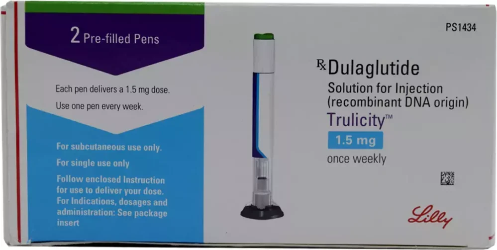 trulicity 15mg pre filled pen of 05ml solution for injection pack of 2 box front 1 1774954253 non watermark