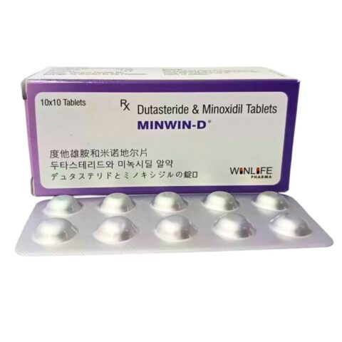 Minoxidil 5mg + Dutasteride 0.5mg Tablets