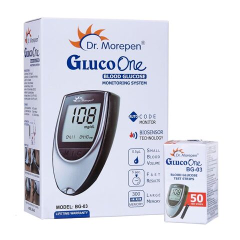 Glucometer | Blood Glucose Meter for Home Testing with Strips