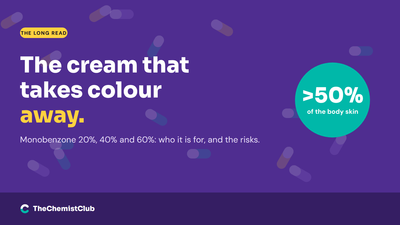 Monobenzone Cream 20%, 40%, 60%: Uses, Risks & Timeline